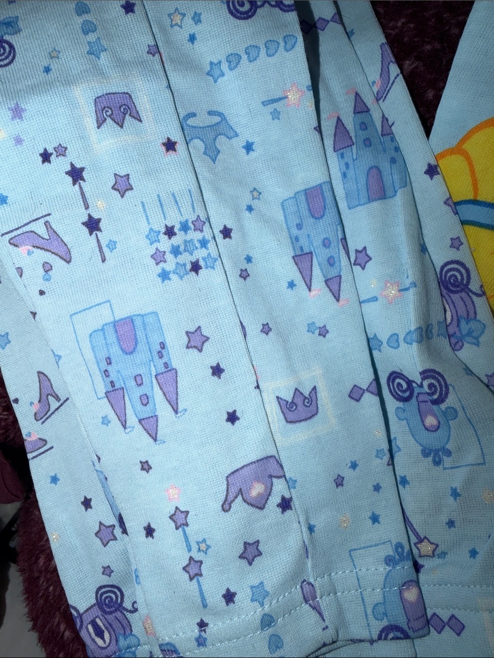 Y2K Disney Cinderella Shimmer 2 piece Set-Girls Pajama -Long sleeve and pants. - Picture 2 of 9